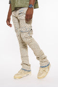 VICIOUS Embellished Skinny Boot Cut Denim with Light Studded