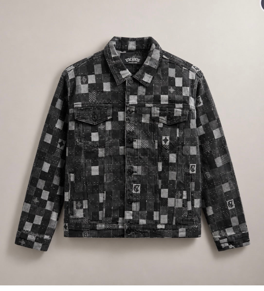 VICIOUS Premium Denim Jacket with Matching Denim