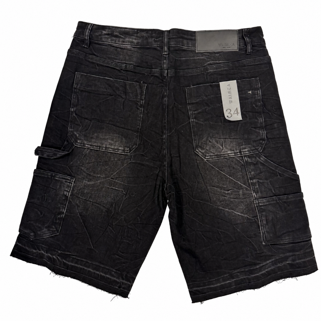 Waimea Denim Shorts Black Wash