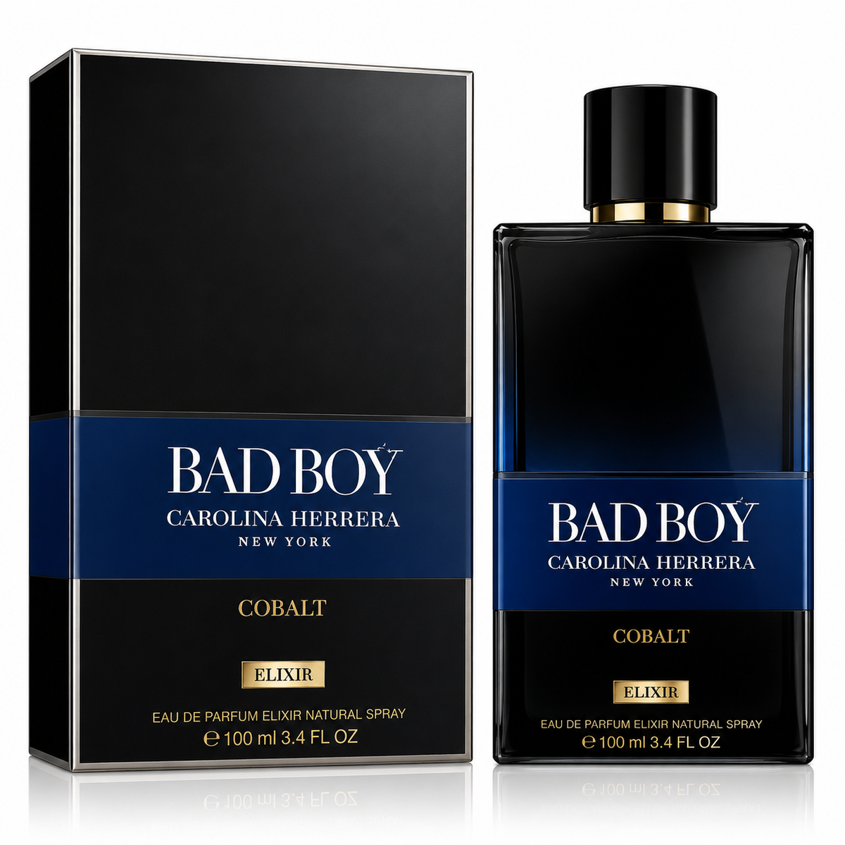 Carolina Herrera Bad Boy Cobalt Elixir EDP 3.4 oz