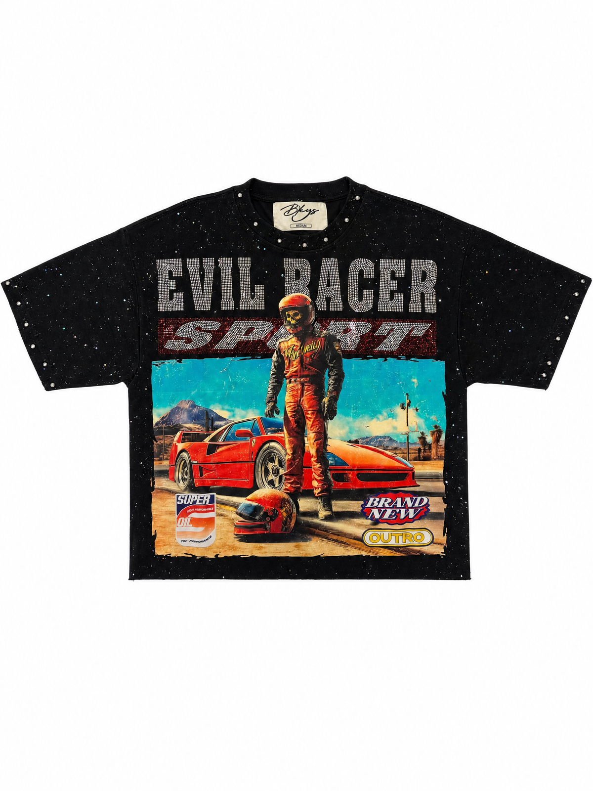 Evil Racer Cropped Tee
