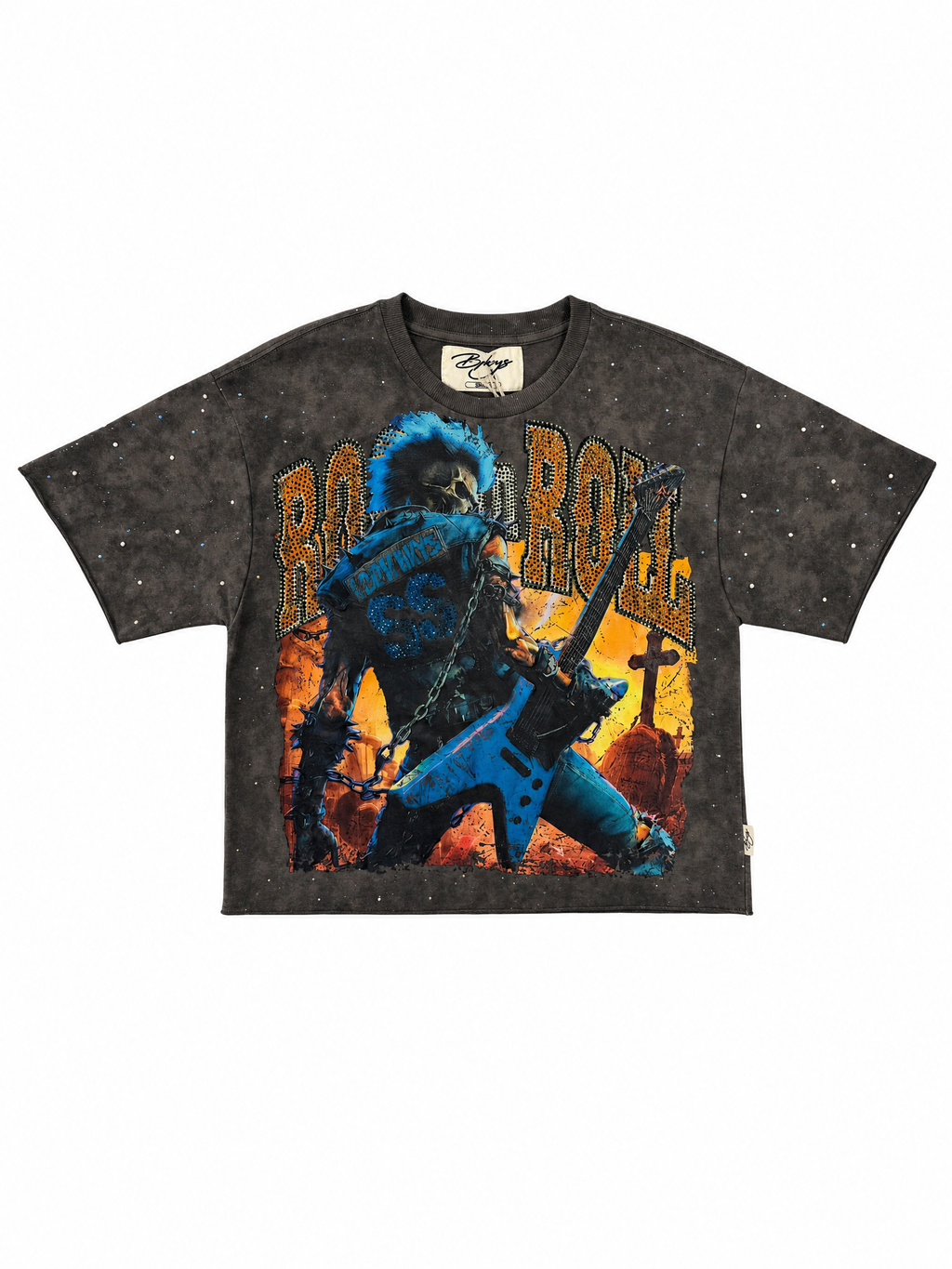 Rock N Roll Cropped Tee