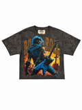 Rock N Roll Cropped Tee