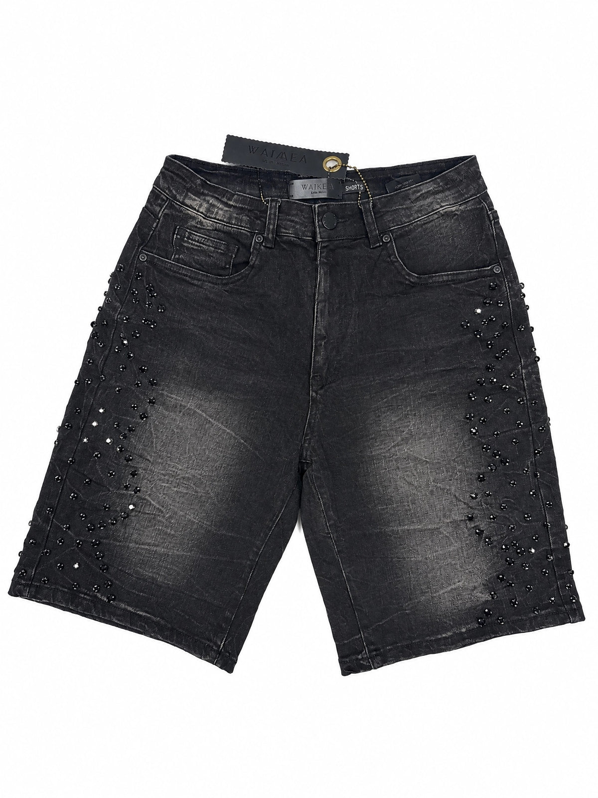 Waimea Denim Shorts Black Wash