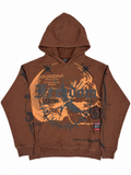 Gunzinii Full Zip French Terry Hoodie - Brown