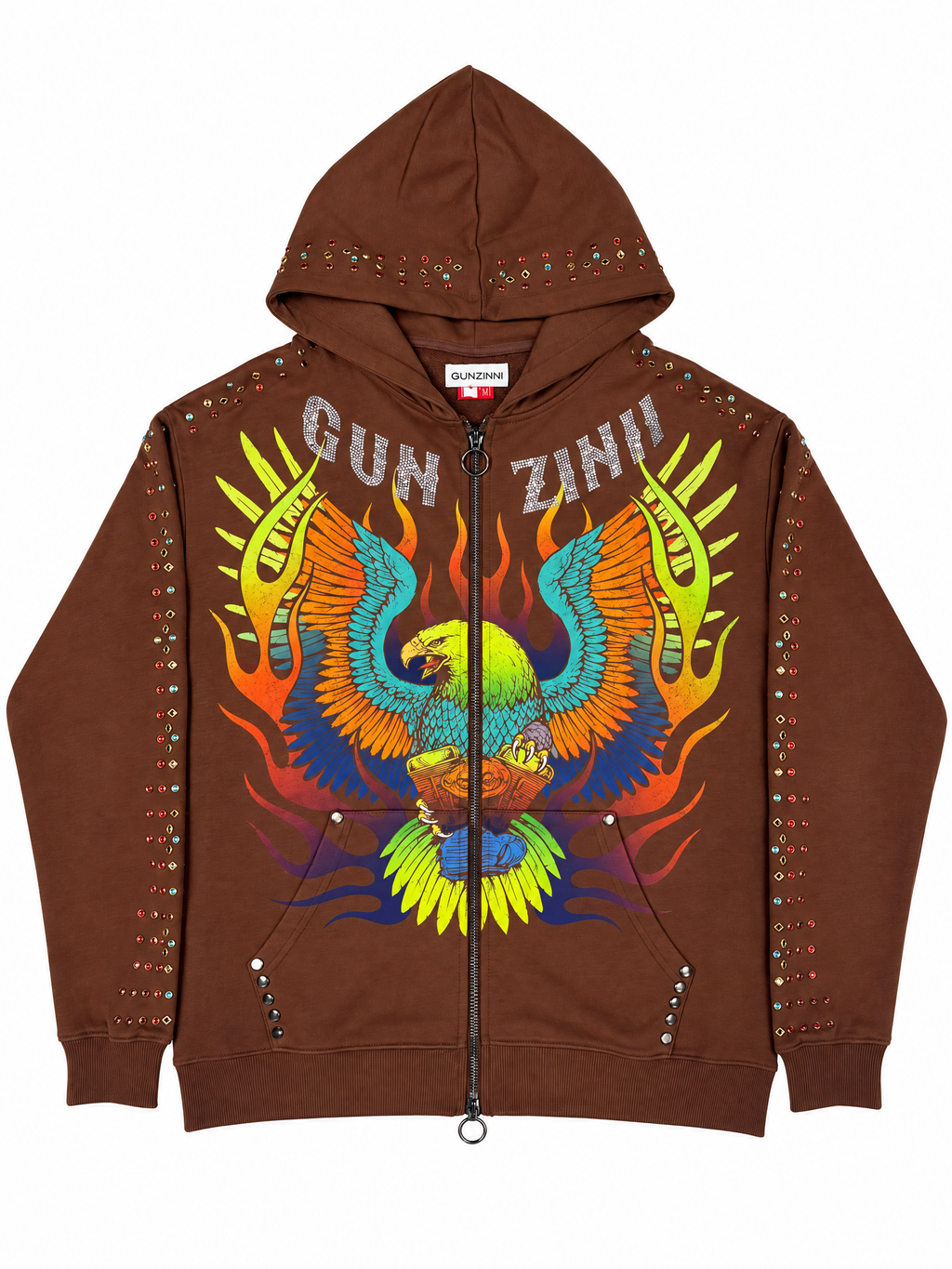 Gunzinii French Terry Hoodie - Brown