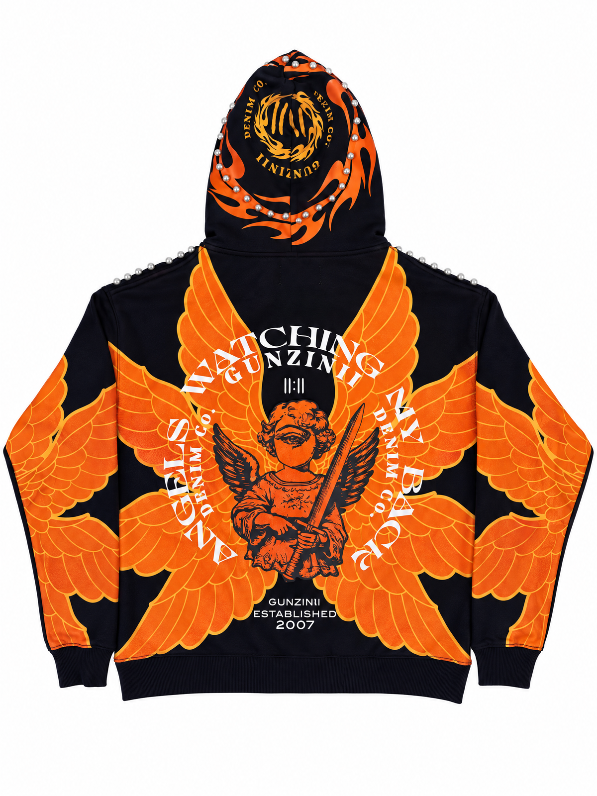 Gunzinii French Terry Hoodie - Black