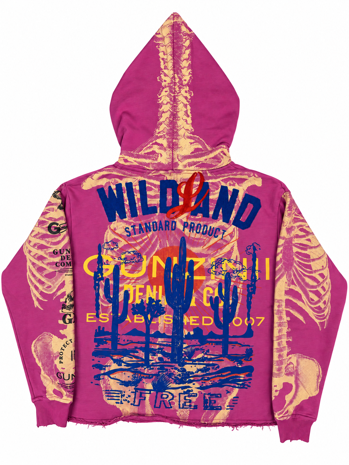 Gunzinii French Terry Hoodie - Pink