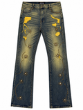 VICIOUS Studded Skinny Boot Cut Denim