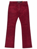 VICIOUS Embellished Rhinestone Snakeskin Denim